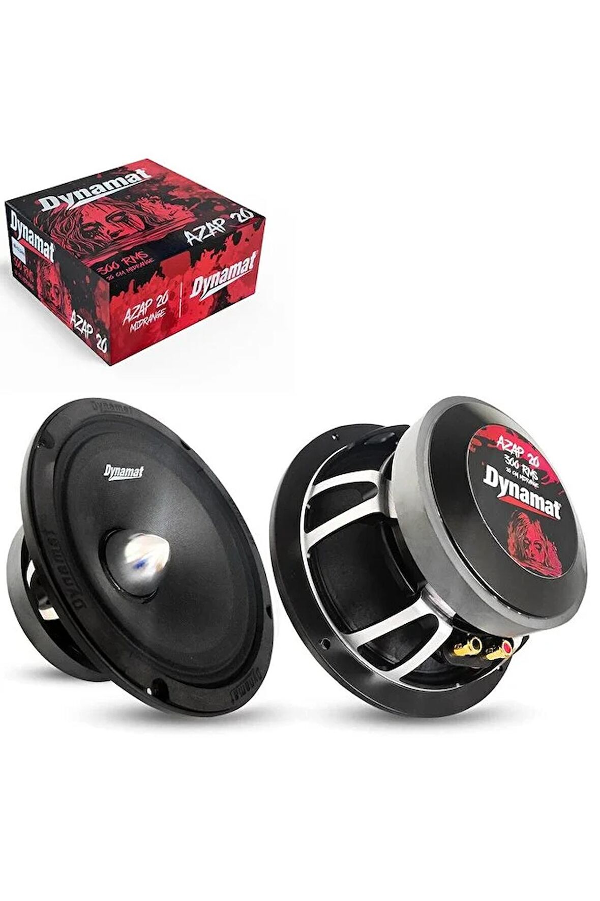 Dynamat AZAP-20 Oto Midrange 20cm 300 Watt RMS (2 Adet)