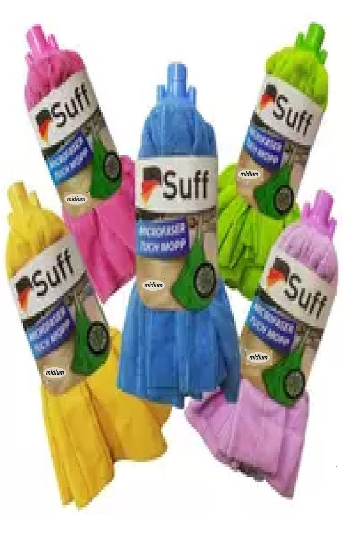 4 Adet Suff Medium Mikrofiber Havlu Mop