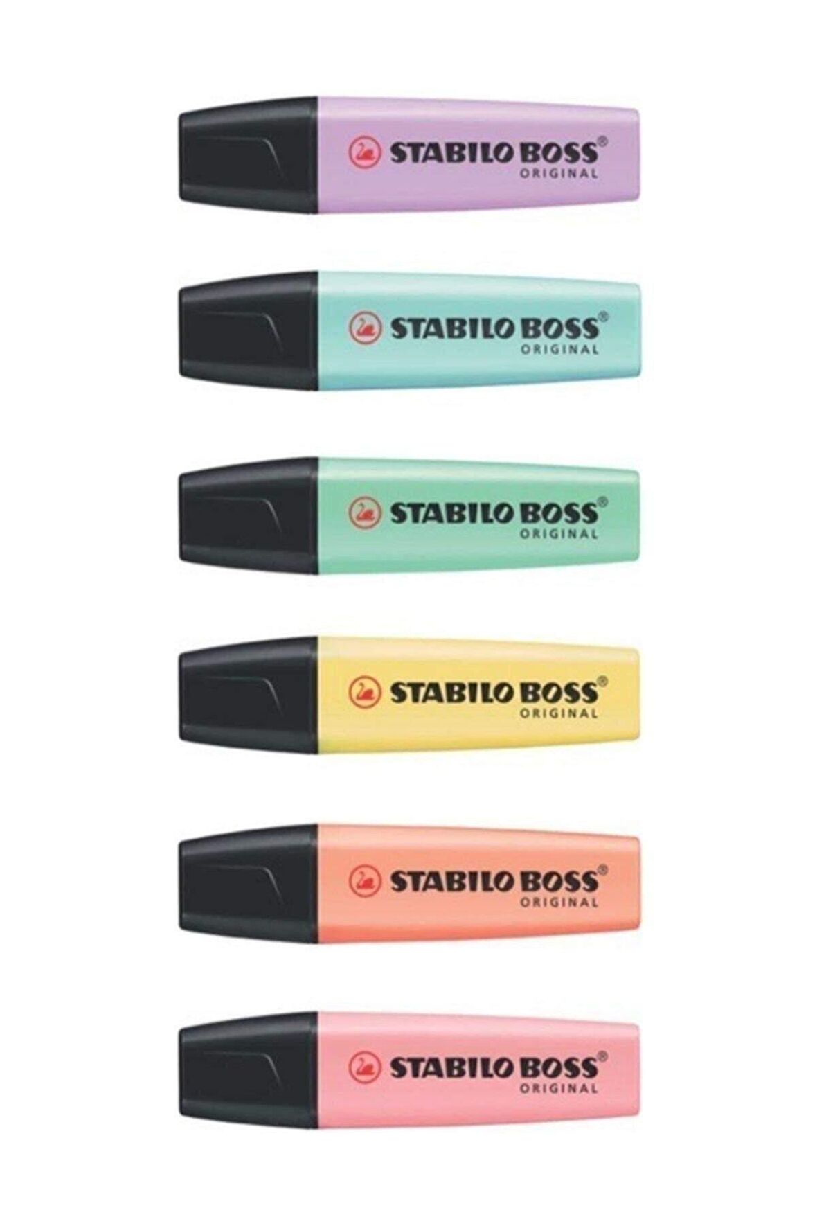6 Adet Boss Pastel Fosforlu Kalem