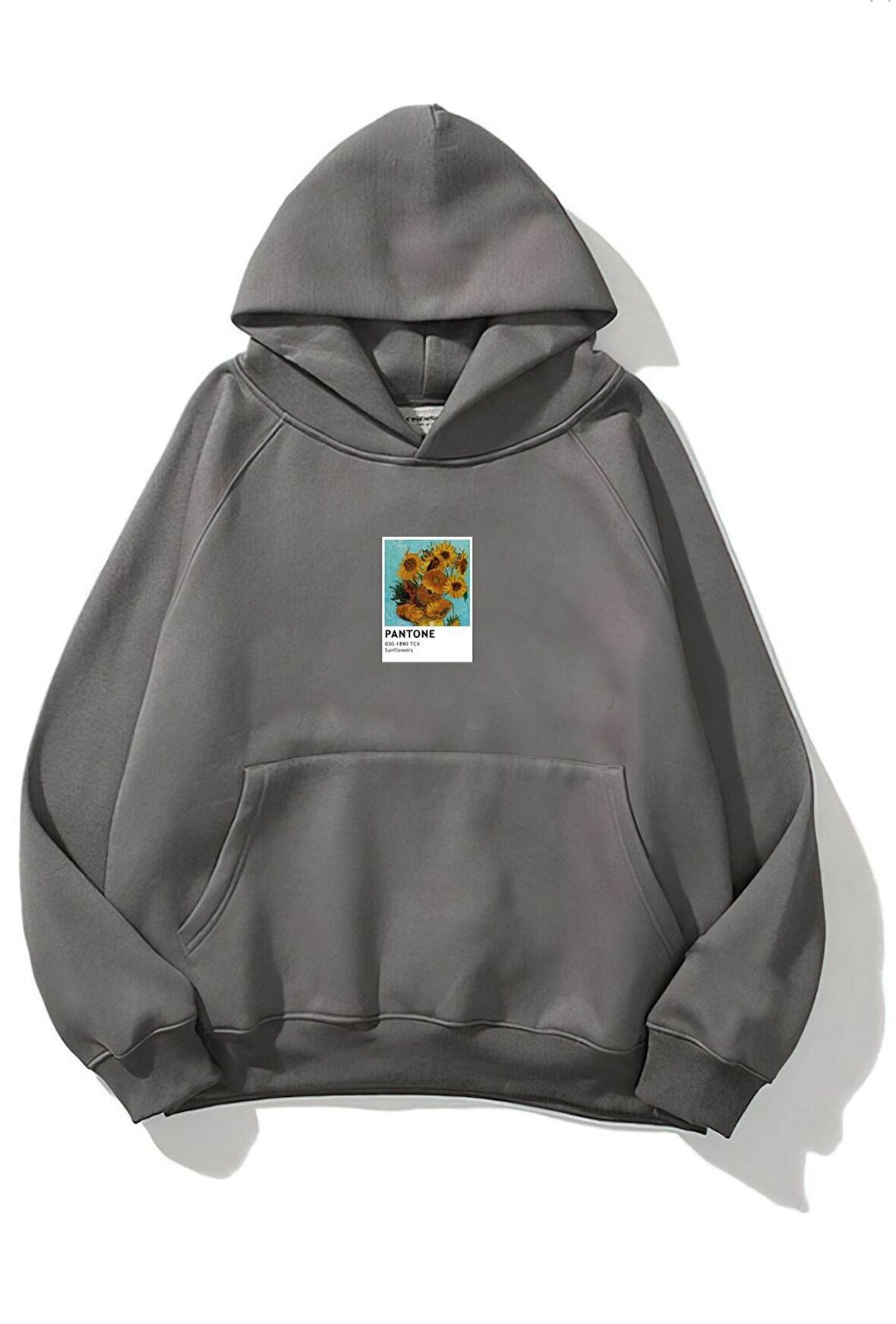 SUNFLOWERS BASKILI UNİSEX SWEATSHİRT