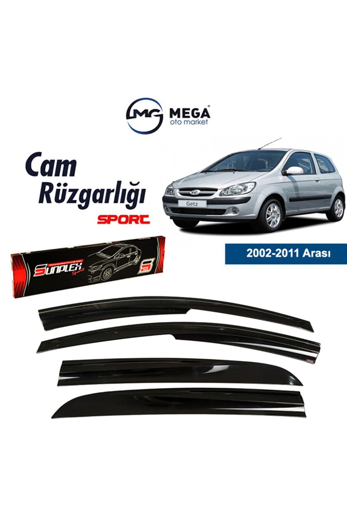 Hyundai Getz Mugen Cam Rüzgarlık