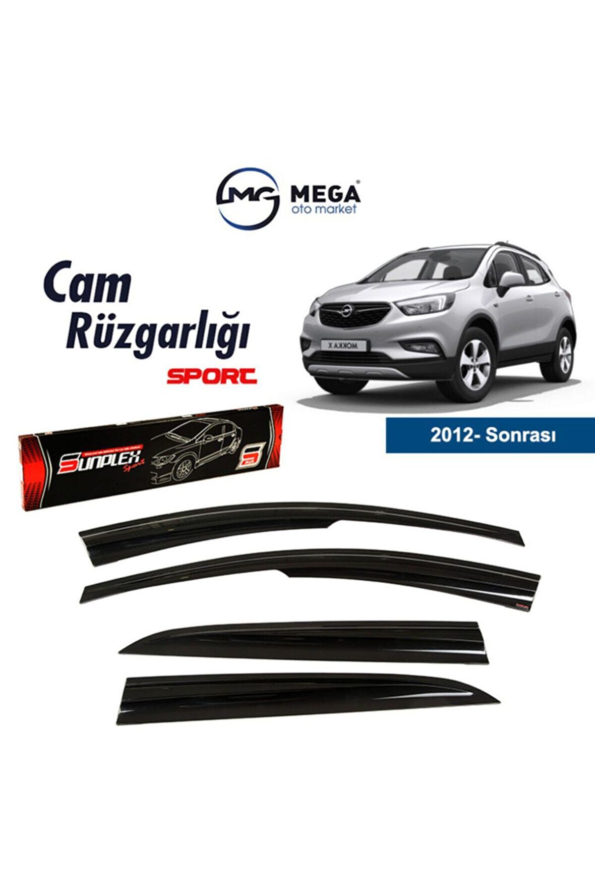 Opel Mokka 2012- Sonrası Mugen Cam Rüzgarlık