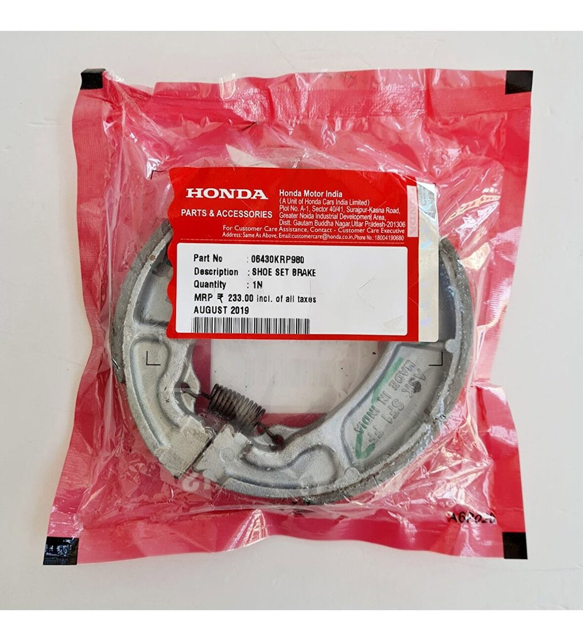 Spacy Alpha (Alfa) Arka Fren Balatası_Supermoto