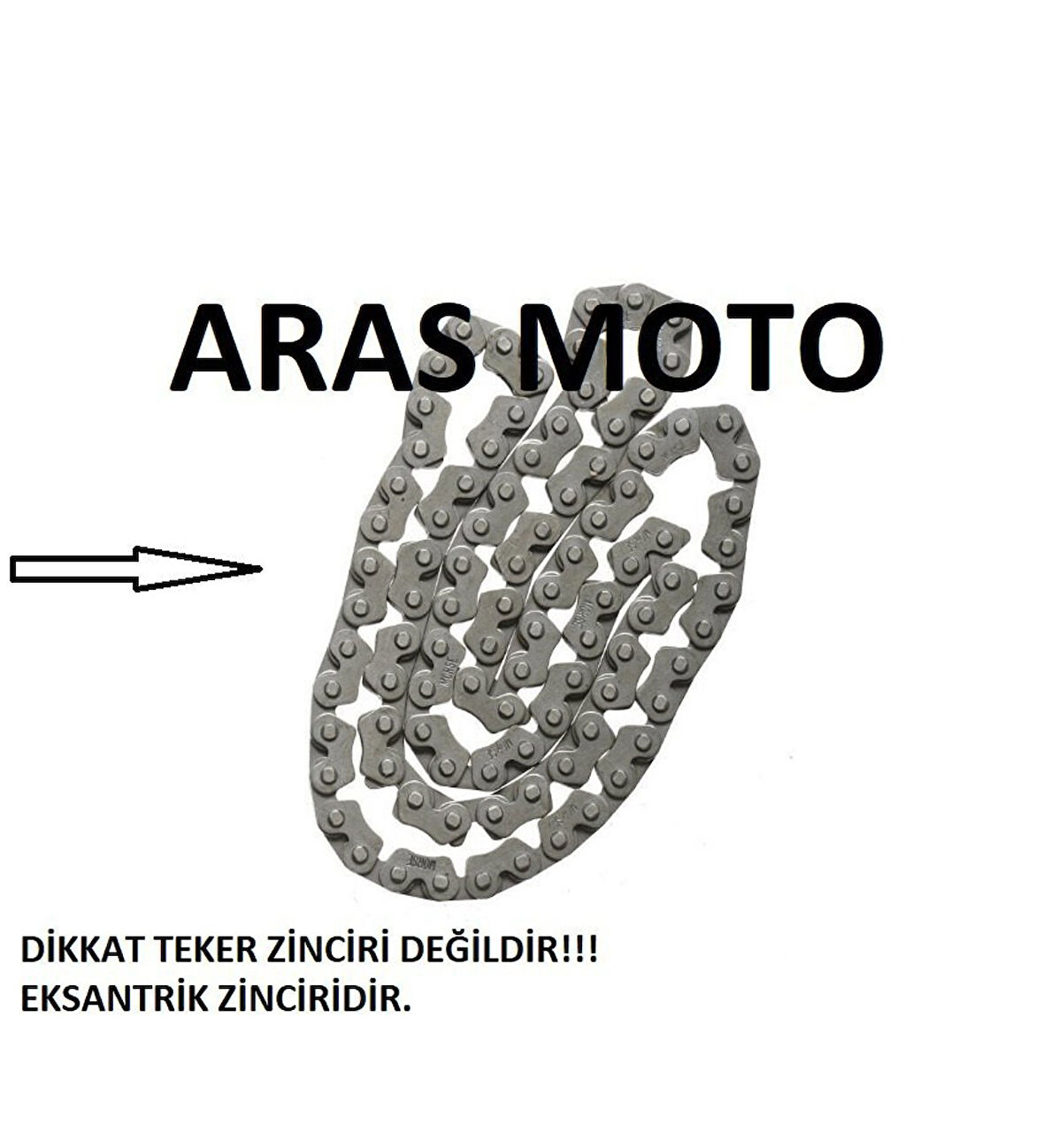 Bajaj Pulsar Ns 200-Rs 200 Egsantrik Zinciri Oem.Tüm Yıllara Uyumlu_Supermoto