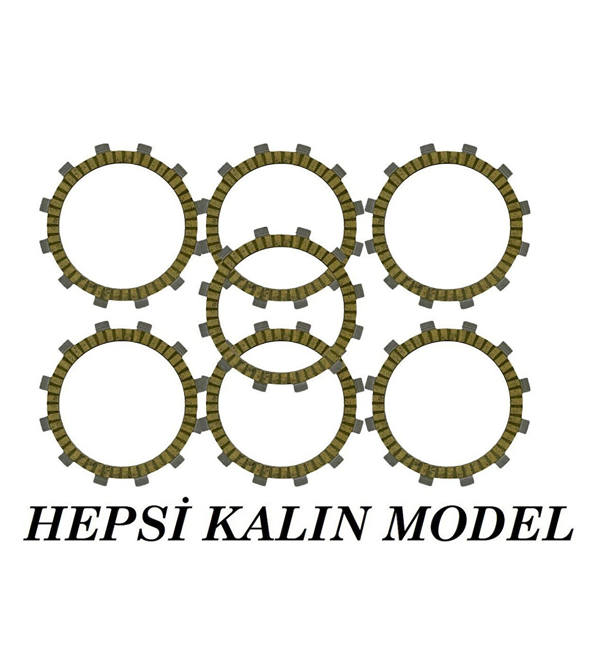 Cf Moto Nk 250 Uyumlu Debriyaj Balata Seti 7 Li Kevlar Isıya Dayanıklı Thailand Malı _Supermoto