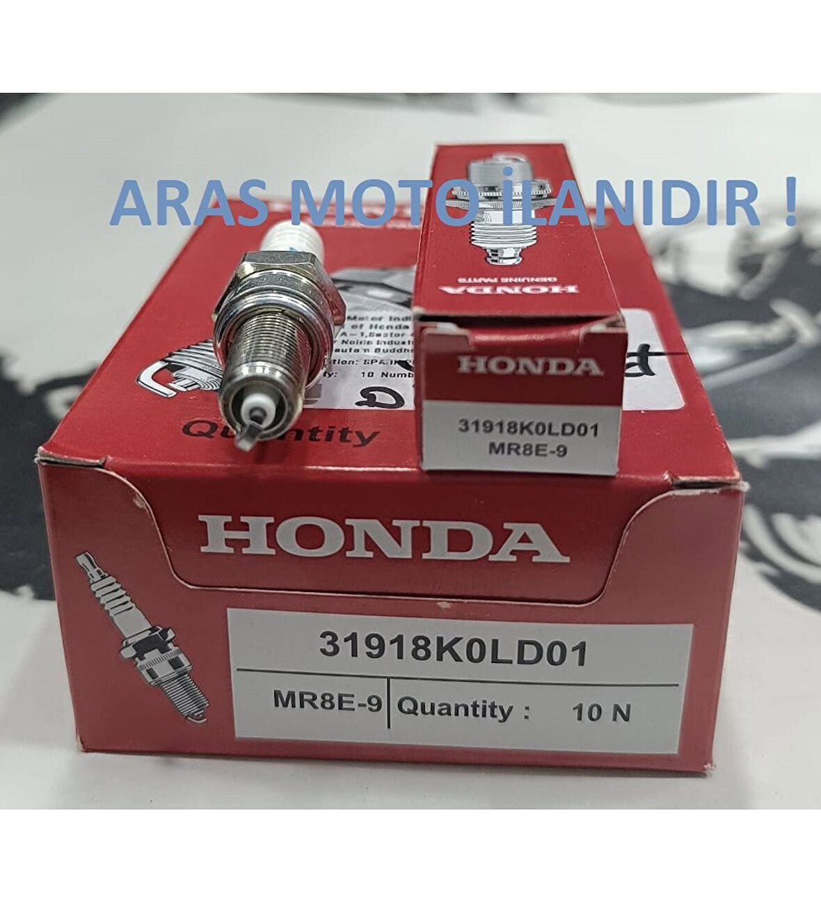 Honda Dio 110 Buji Orjinal Servis Kodlu Mr8E-9 Ngk Tüm Yıllara Uygun _Supermoto