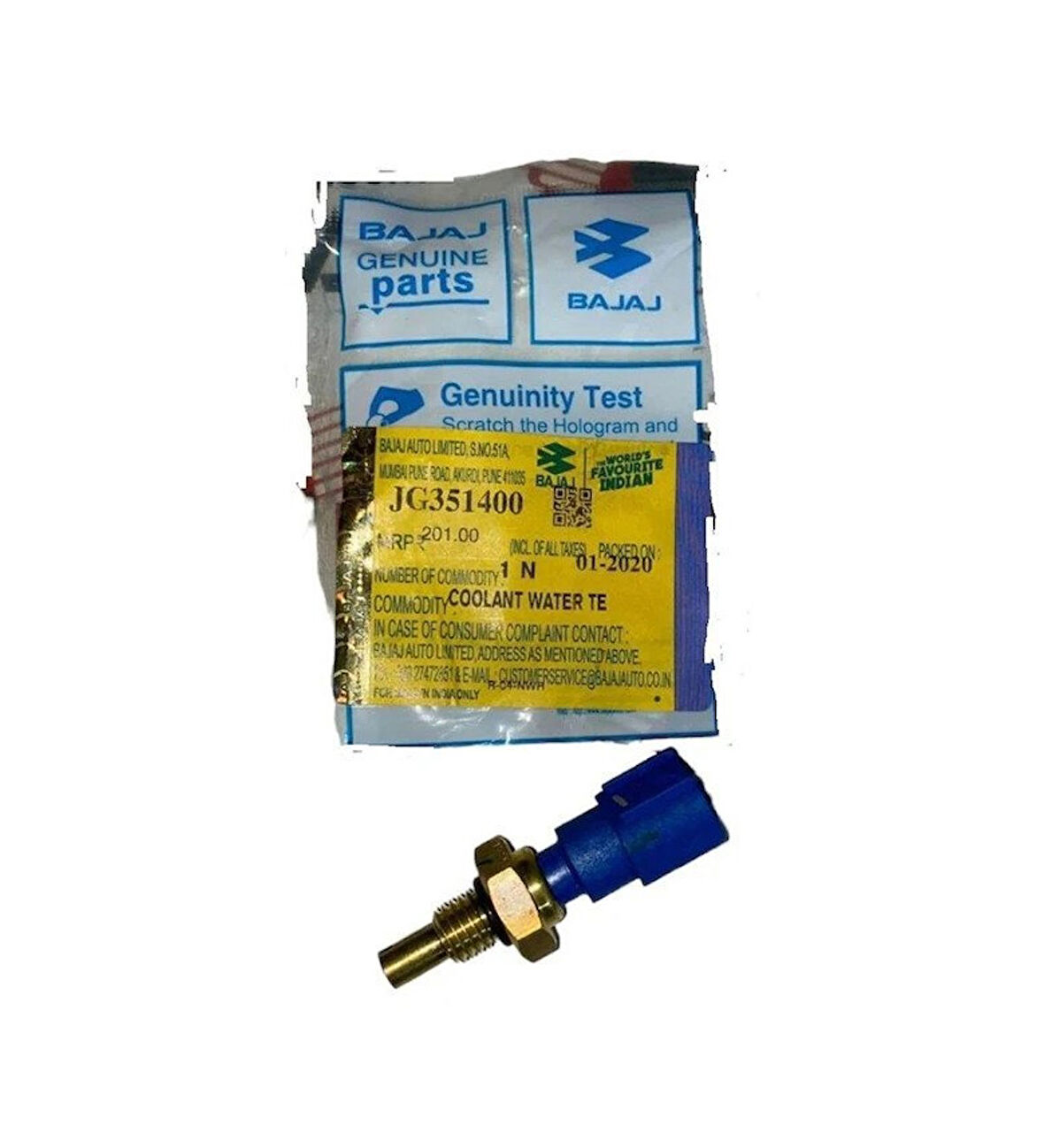 Bajaj Pulsar Ns 200 -Rs 200 Radyatör Hararet Müşürü Orjinal _Supermoto