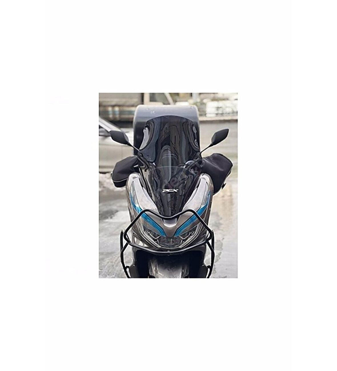 Honda Pcx 2018-2020 Ön Siperlik Tur Camı Uzun Cam _Supermoto