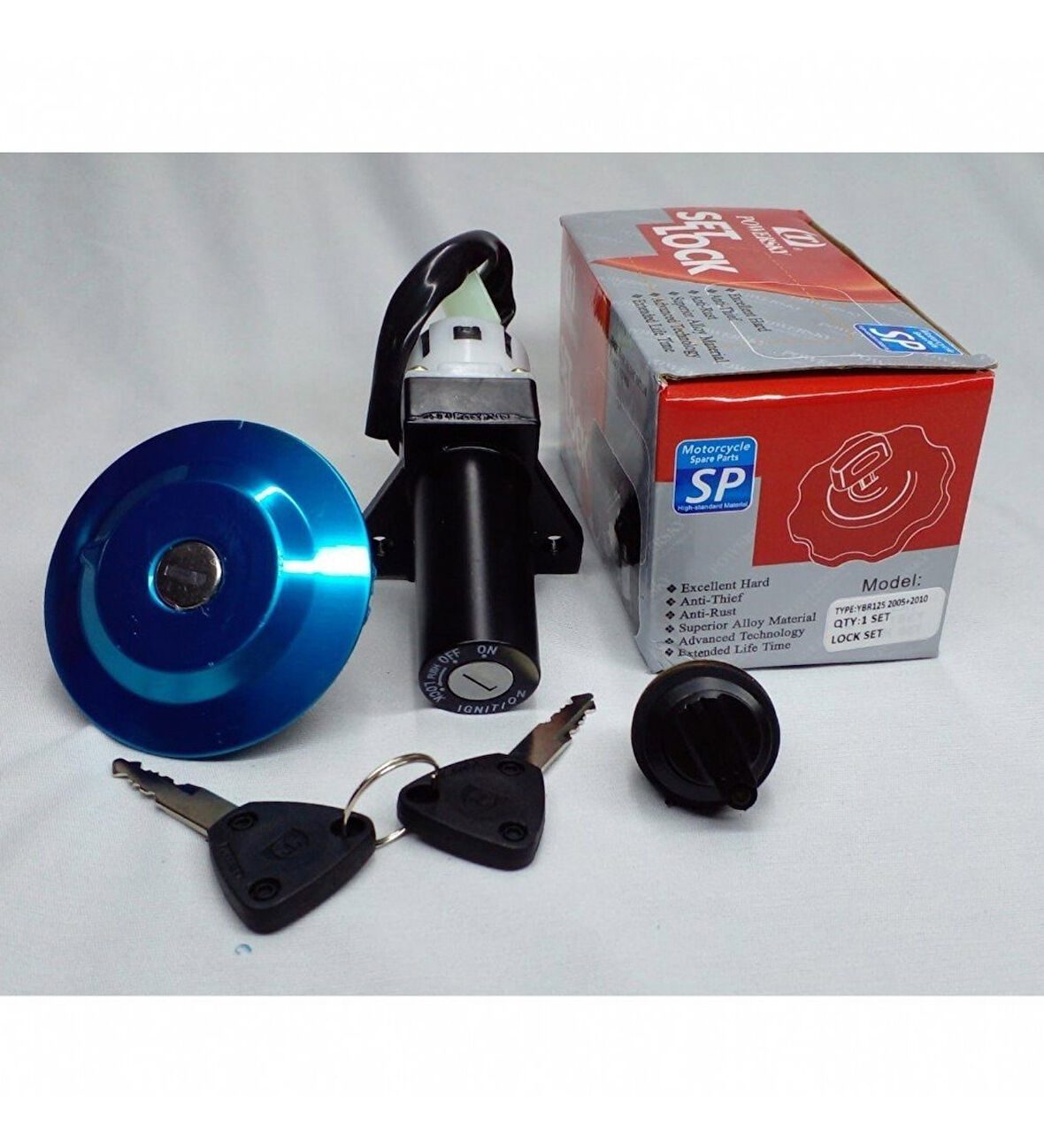 Yamaha Ybr 125 2005-2010 Kontak Seti Depo Kapak Dahil _Supermoto