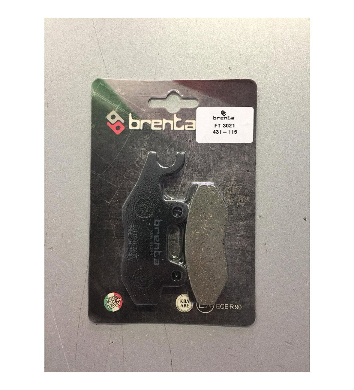 Kawasakı Ex 250 R - Nınja 300-Z 300  Ön Veya Arka Fren Balatası Brenta _Supermoto