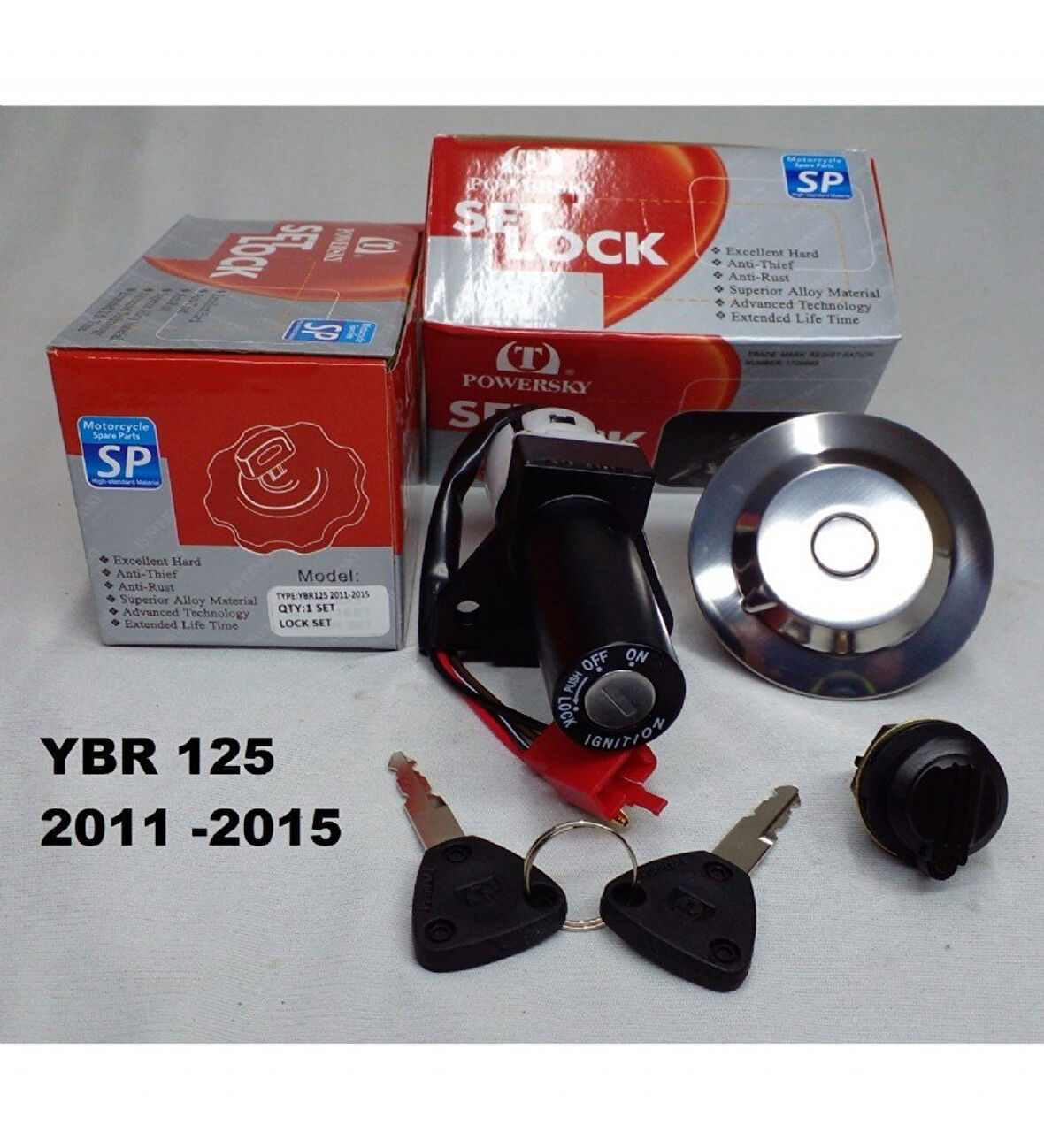 Yamaha Ybr 125 Esd 2011-2015 Kontak Seti Depo Kapak Dahil _Supermoto