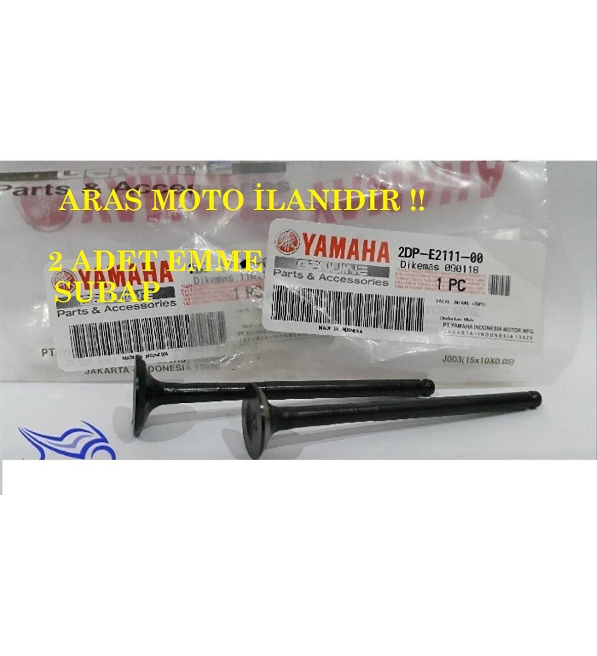 Nmax 125 - 150 Subap (Sibop ) Takımı Emme 2 Adet Orjinal _Supermoto