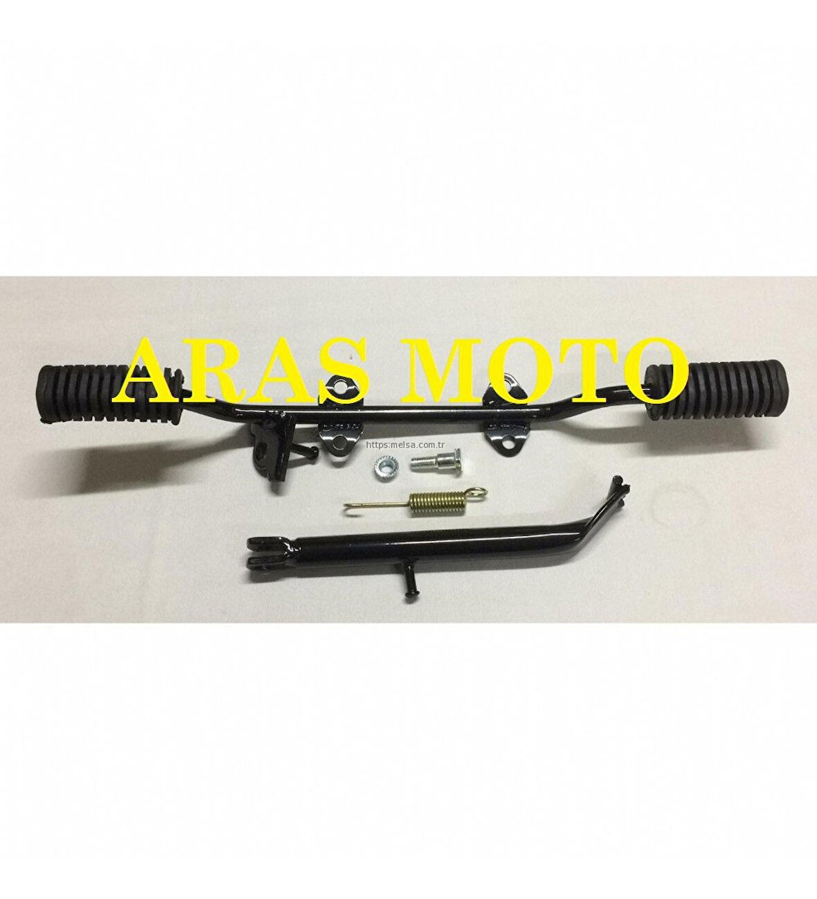 Cg Tipi Ön Basamak + Yan Ayak Sehpa Takım Seti Orta Demir _Supermoto