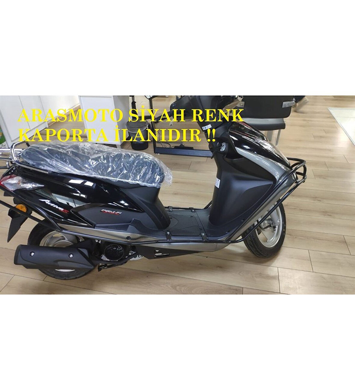 Activa S 125 Kaporta Seti Grenaj Seti 2017 2018 Siyah ( Kargo Bizden )_Supermoto