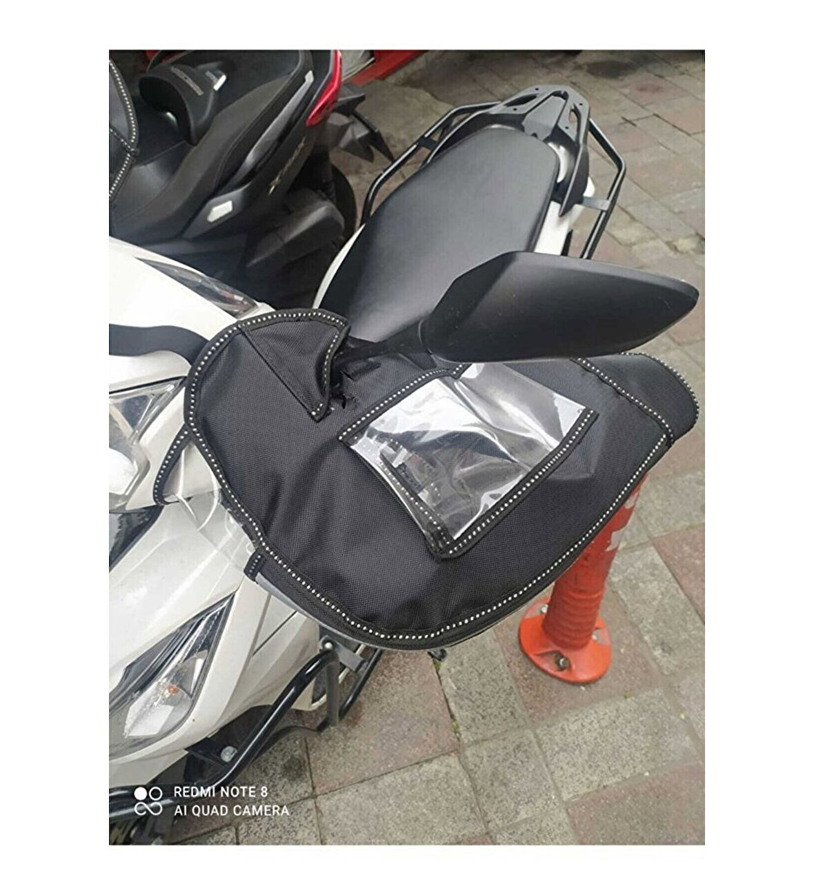 Kuba Space 50 Uyumlu Telefon Tutuculu Elcik Koruma _Supermoto
