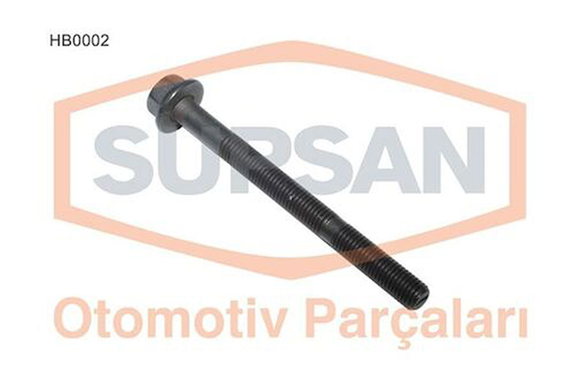 Supsan HB0002 Silindir Kapak Saplaması 10 Adet Doblo Palio Albea Panda Punto Palio Van 1.2 8V 1.4 8V Fire 5mm 7696197