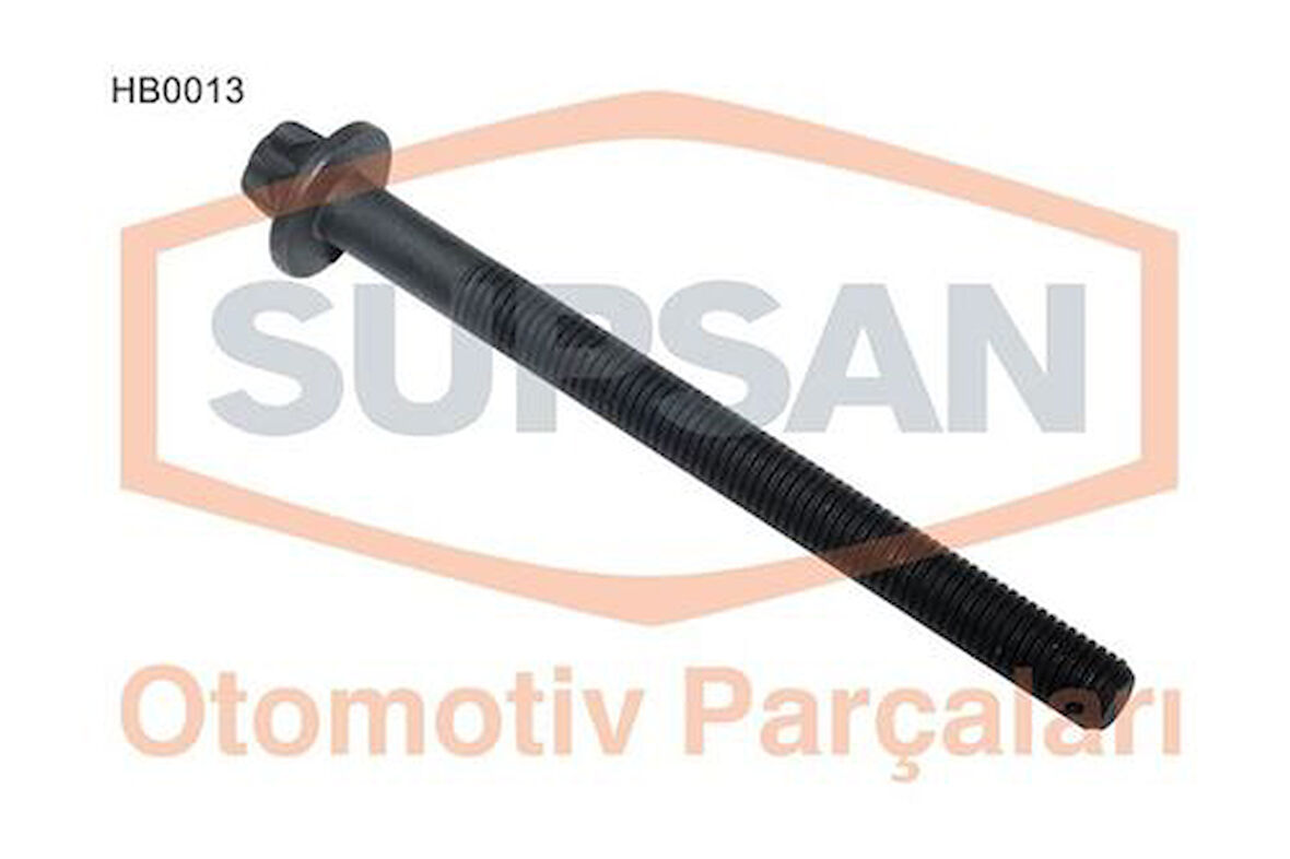 Supsan HB0013 Silindir Kapak Saplaması 10 Adet Kangoo Clio Megane 1.5DCI K9K 7701477395