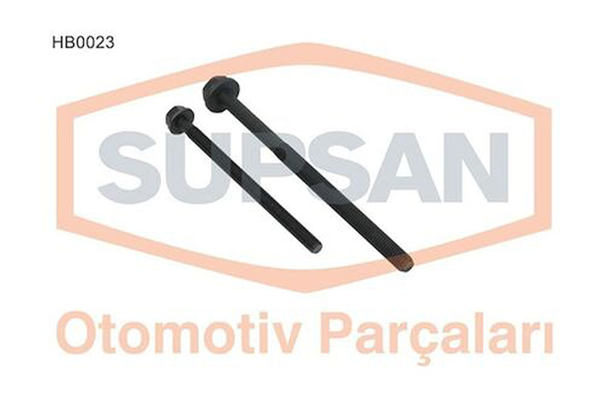 Supsan HB0023 Silindir Kapak Saplaması Set Transit V184 01-07 V347 07-14 Puma 2.4 18 Adet 1102674