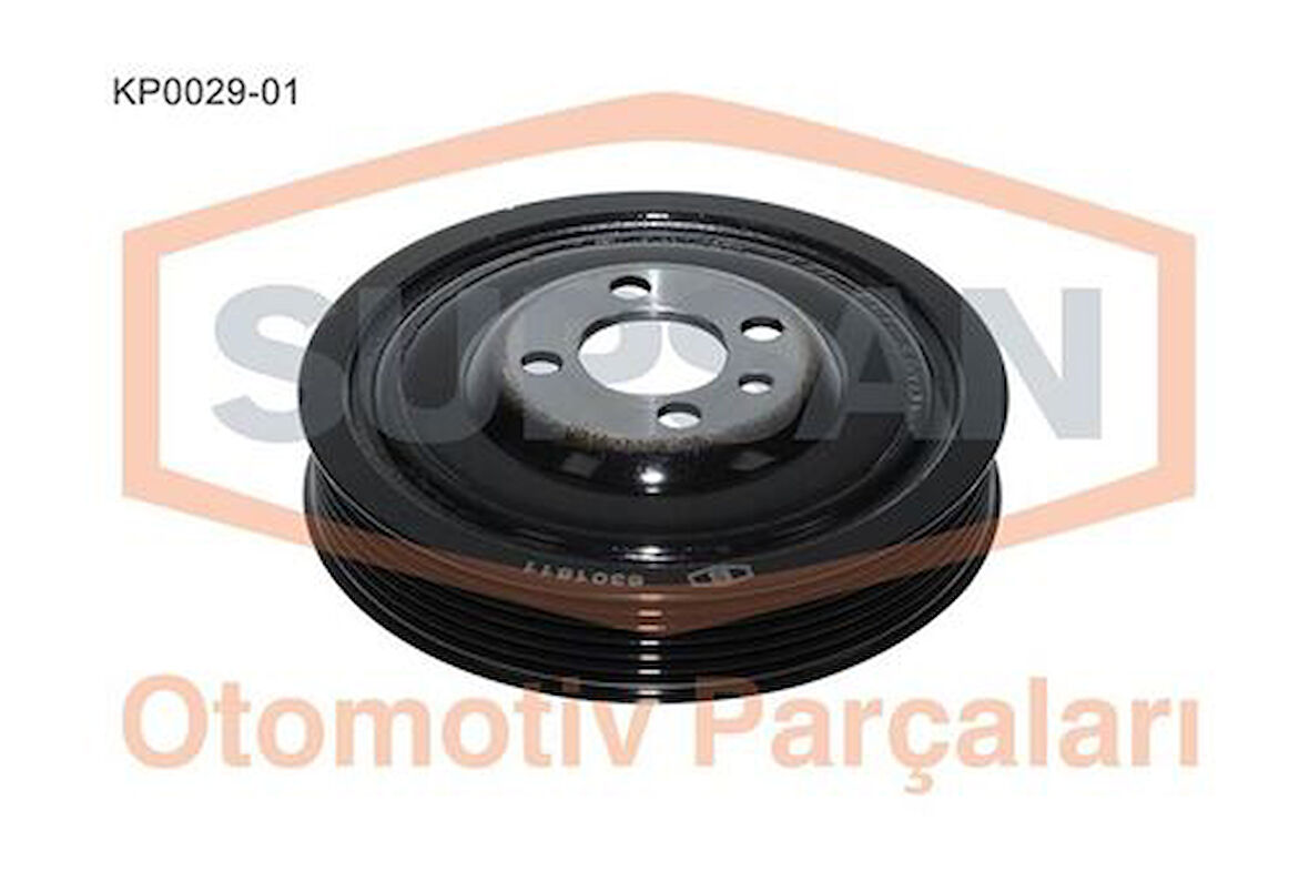 Supsan KP0029-01 Krank Kasnağı Beetle-Caddy-Golf 4-5-6-7-Jetta 3-4-Passat 1.6-1.9-2.0 TDI Bjb-Bkp-Cay 03G105243