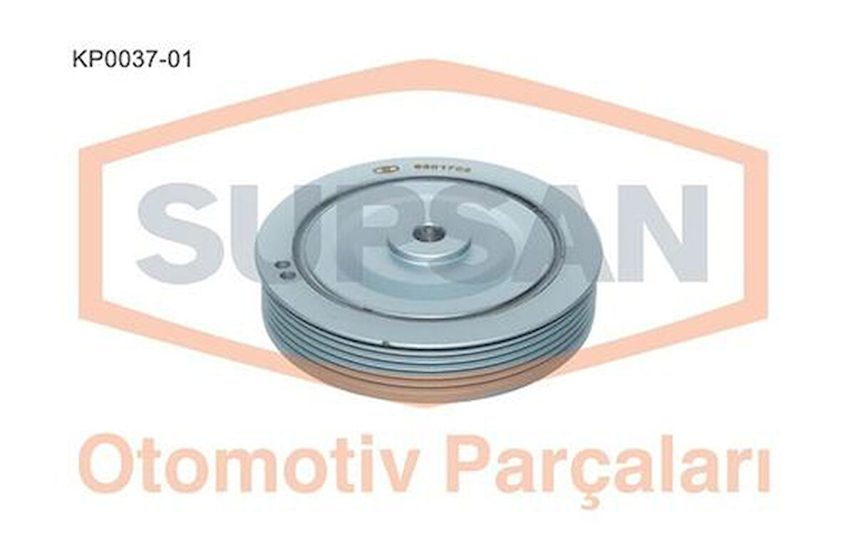 Supsan KP0037-01 Krank Kasnağı Renault Kangoo Megane Laguna Trafic Master 1.9 DCI 7mm Eng F9Q 4402569