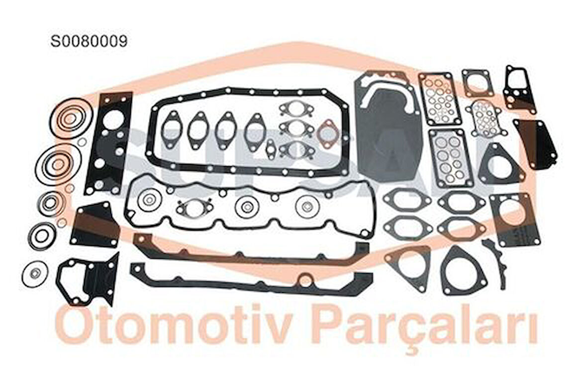 Supsan S0080009 Motor Takım Contası Alt Üst Keçesiz S.K.C Hariç Ducato Boxer Jumper Master Movano 2.8TDI 2.8JTD 2.8HDI 94.40mm 00 06 71713695