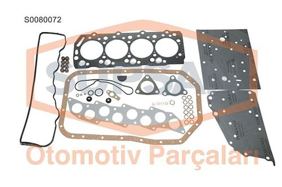 Supsan S0080072 Motor Takım Conta H100 L300 Minibüs 1997-2008-H100 Kamyonet 1997-2004-StareTCI 2001-H100 Kamyonet TCI 2004-2012 Keçesiz 2091042A10