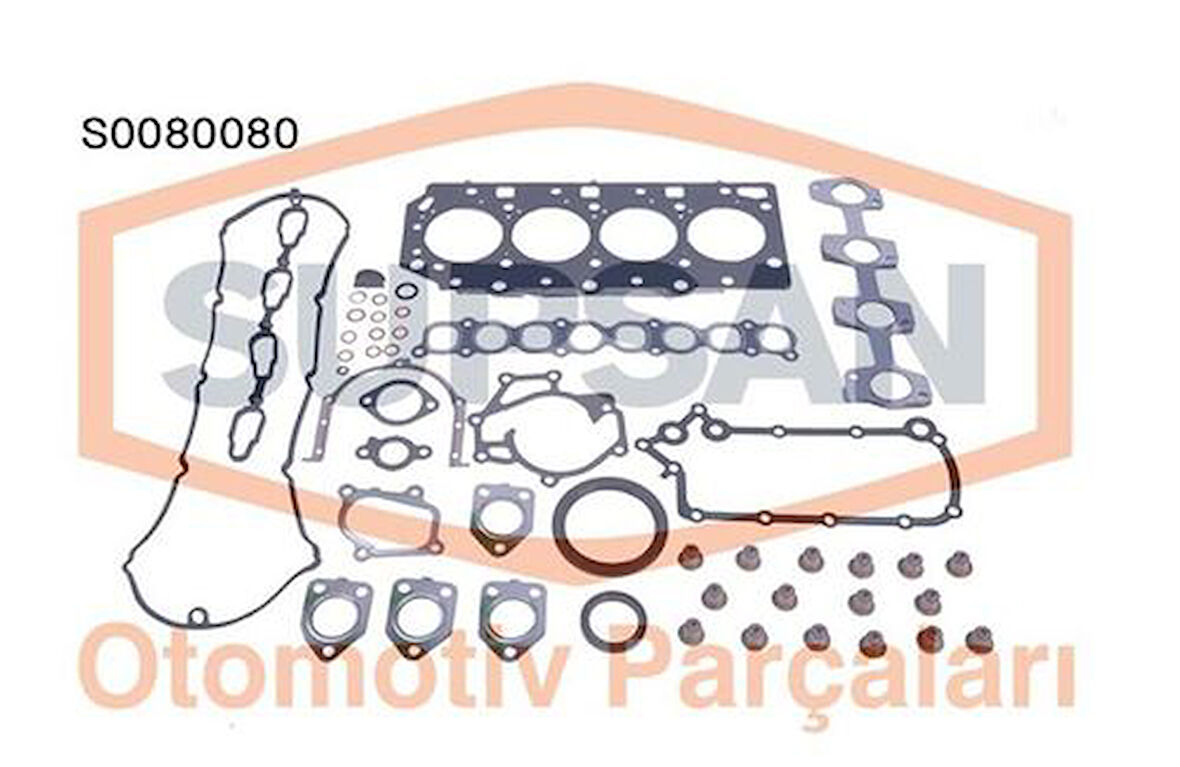 Supsan S0080080 Motor Takım Conta Silindir Kapak Contası Celık H100 Kamyonet 2.5 Crdı 2008 > Starecrdı 2002 > 140 Beygır H1 2.5 Crdı 2008 > Sorento Crdı 2002 > 140 Beygır