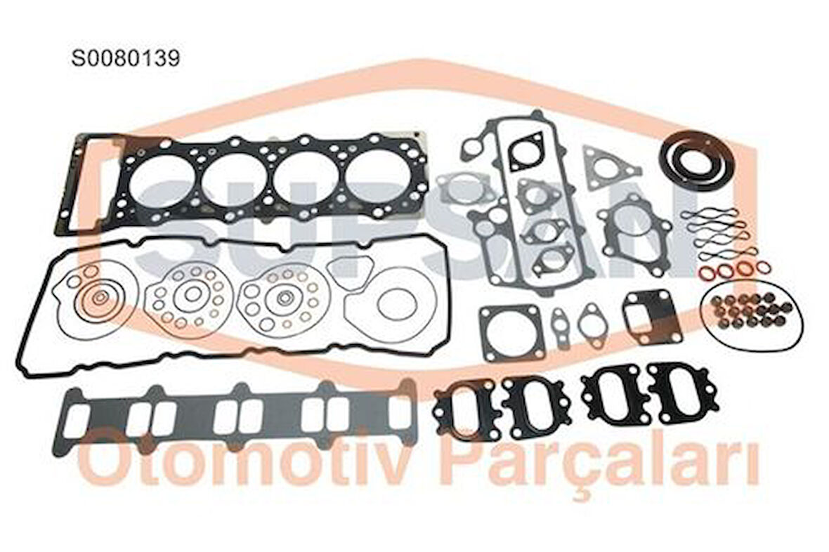 Supsan S0080139 Motor Takım Contası Full Mitsubishi 4M42 Fuso Canter Euro 4 Fe711 Fe839 Fe859 Pajero ME994017