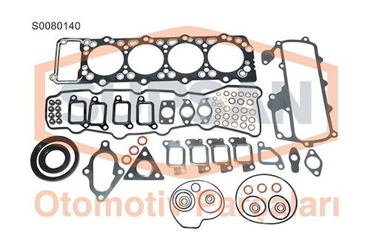 Supsan S0080140 Motor Takım Contası Full Mitsubishi 4M40 Fuso Canter Fe511 Fe531 Pajero ME995501