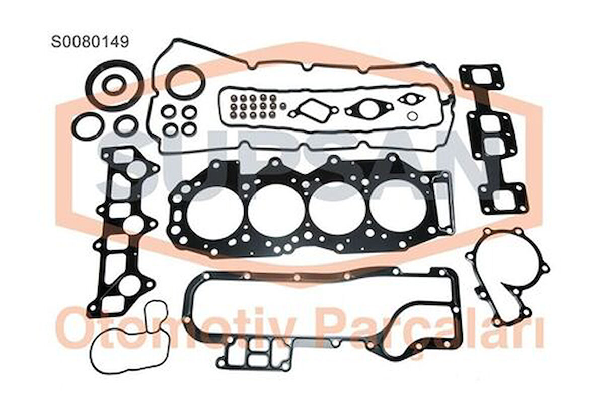 Supsan S0080149 Motor Takım Conta Keçeli Subap Lastiklı S.K.C DahII Ford Ranger 3.0TDCI 06-12 Mazda BT 50 06- WE01-02-300