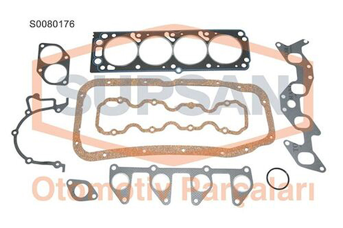 Supsan S0080176 Tam Takım Conta Keçesiz Skc Lı Omega Vectra 1.8 Astra 2.0 18Nv Seh E18Nvr C20Se 1606617