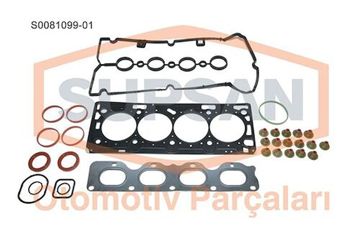 Supsan S0081099-01 Motor Takım Conta Üst Astra H Astra J Insignia A Vectra C Zafira B Mokka Signum A18XER Z18XER 1606537