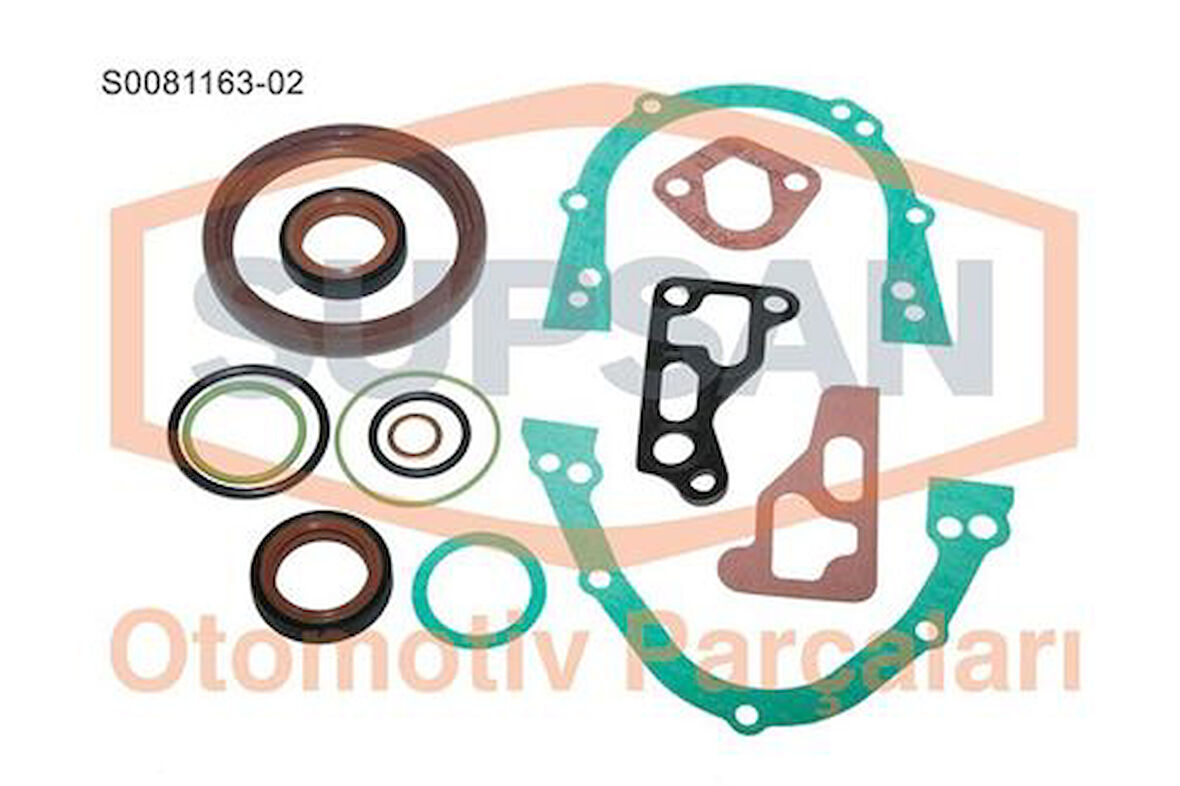 Supsan S0081163-2 Alt Takım Conta 1.7Sdı 1.9D Caddy II Golf III IV Polo Vento A4 A6 A80 Cordoba Ibıza Toledo Felıcıa I Passat 1Y 1Z Aaz Afn Avg Ahu Aff Ahb Aku Ale