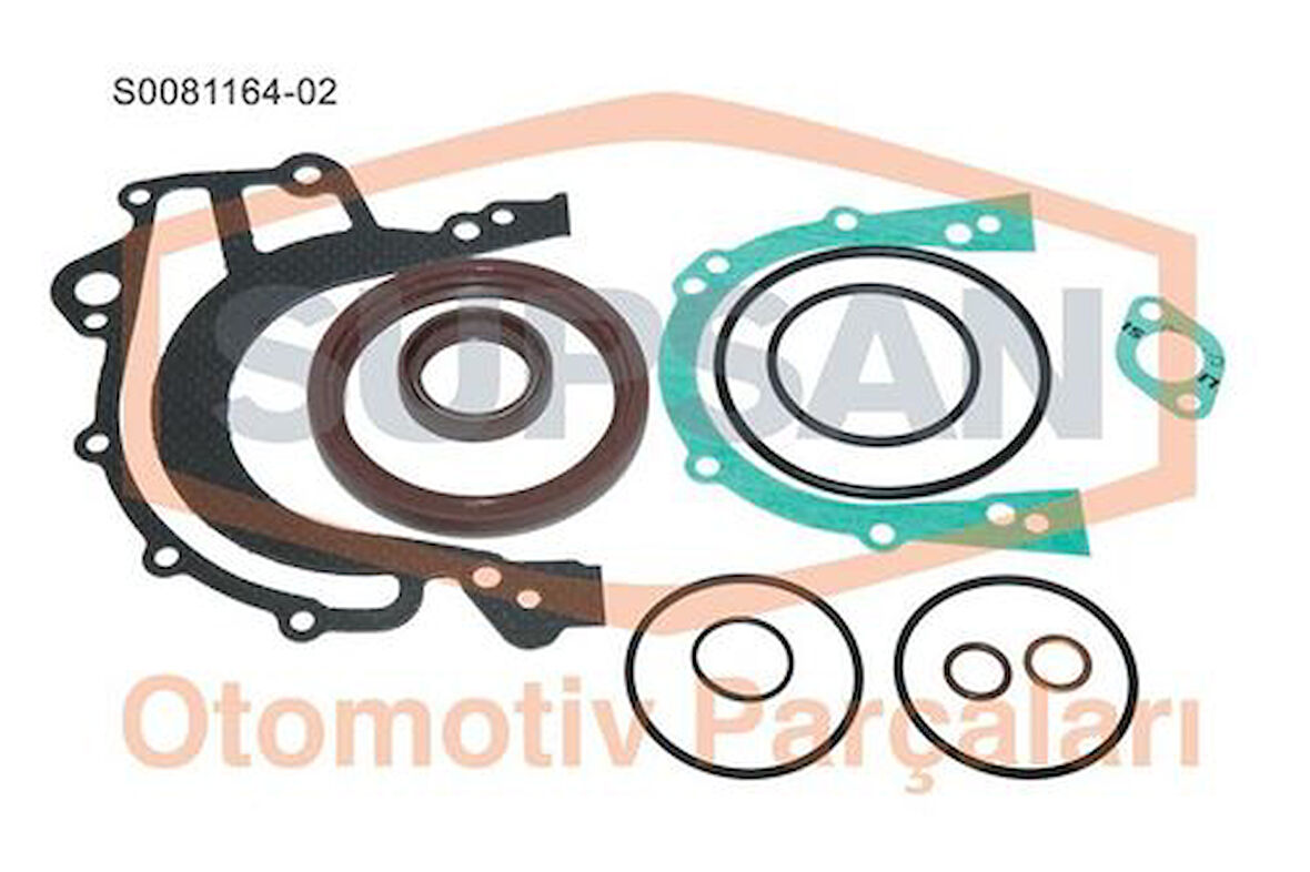 Supsan S0081164-02 Alt Takım Contası Keçeli Silindir Kapaklı Transporter 2.4D 5 Silindir Aab 074198011A