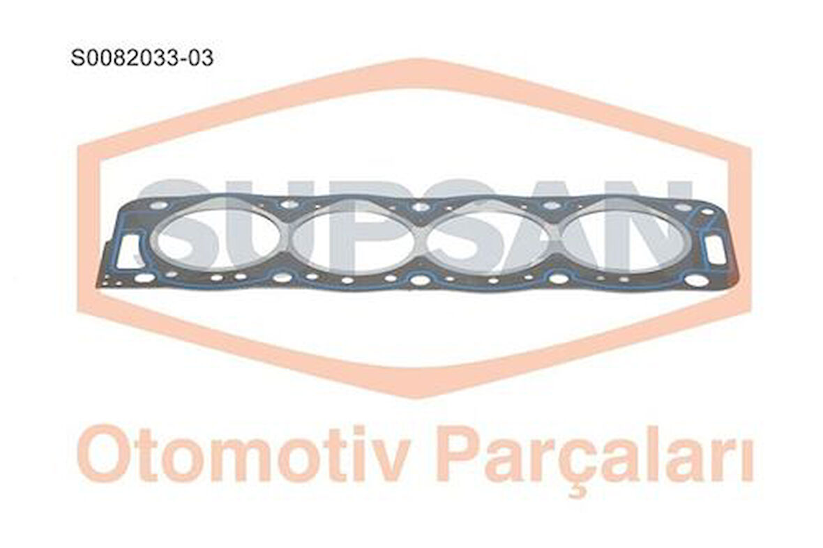 Supsan S0082033-3 Silindir Kapak Contası Klıngrık Partner Em Berlıngo Em Boxer Jumper < 2000 P405 P205 Azxud9 1.9D 8V 83.00Mm 3 Centık Kalınlık 1.44Mm