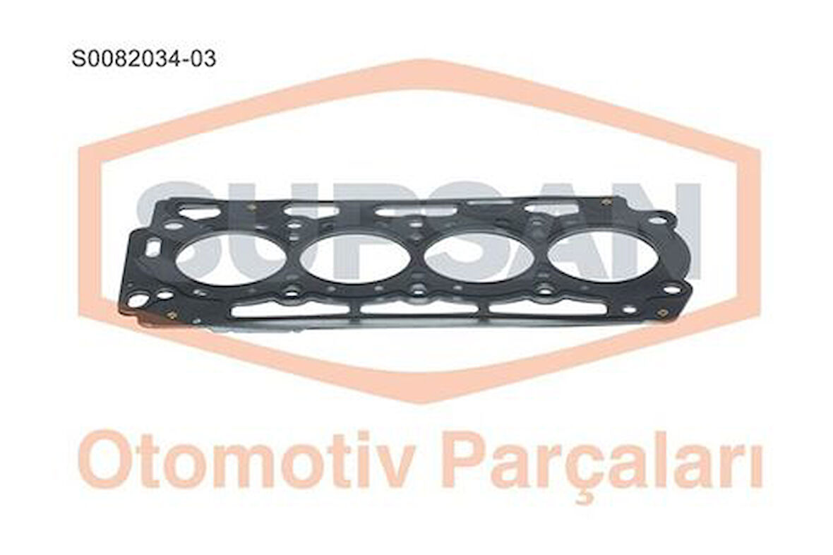 Supsan S0082034-3 Silindir Kapak Contası Celık P206 P307 P107 P207 307 C1 C2 C3 I II III Xsara 208 Ds3 Dv4Td Dv4C 1.4 Hdı 8V Fıesta Fusıon 1.4Tdcı Duratorq 1 Delık Kalınlık 1.35Mm