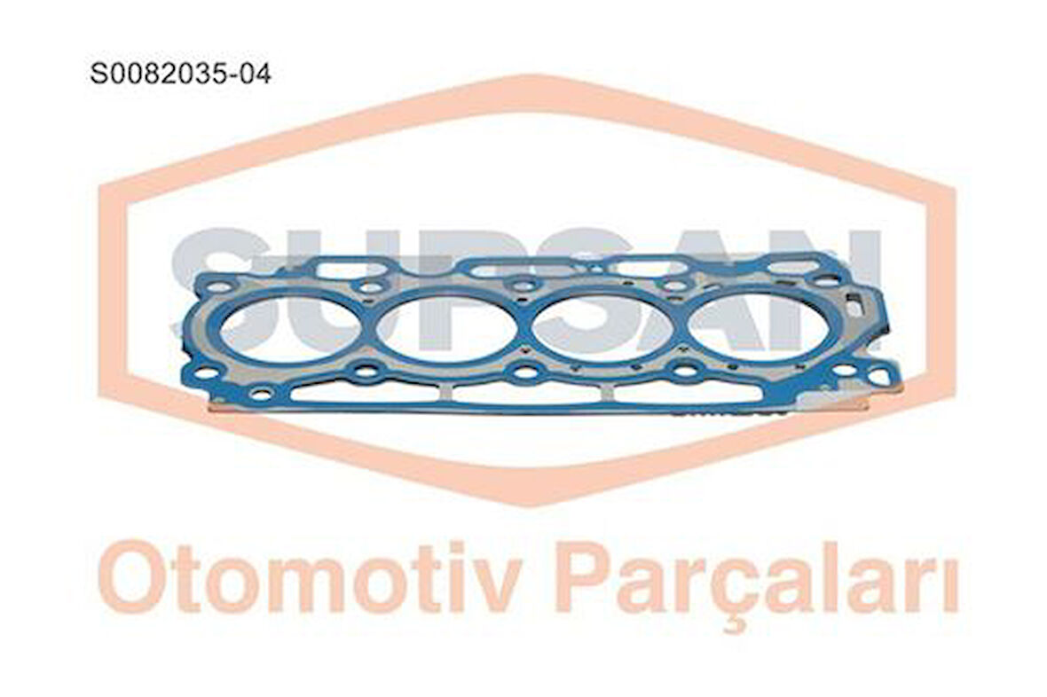 Supsan S0082035-4 Silindir Kapak Contası P206 P207 P307 P308 P3008 P3008 P5008 P407 C4 Berlıngo II III Partner II III C3 I II III C4 Pıcasso C4 B7 Ds4 Ds3 Focus S40 1.6 Tdcı C3 Dv4Ted4 1.4Hdı 16V 4 Centık 1.40Mm