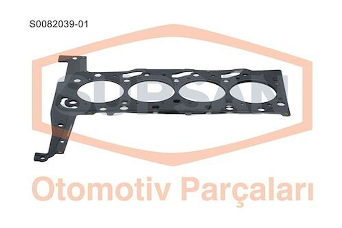 Supsan S0082039-01 Silindir Kapak Contası 1 Çentik 1.10mm Transit V184 2.4TDCI 00-06 V347 2.4TDCI 07-14 Land Rover Defender 2.4TD 4x4 07- 1096227