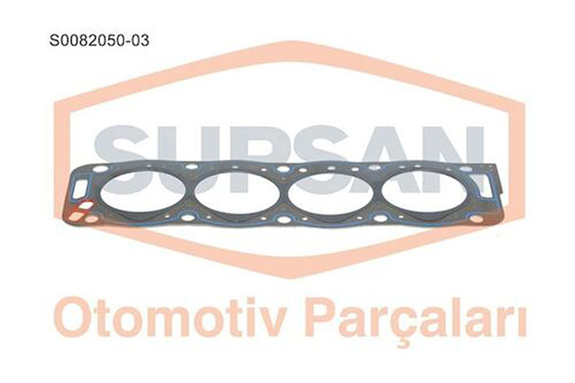 Supsan S0082050-3 Silindir Kapak Contası Saclı Ozel Klıngrıt Expert Jumpy Scudo< 00 P306 P405 Ym P406 Xantıa Zxsara Xud9Te Tf 83.00Mm 1.44Mm 3 Centık