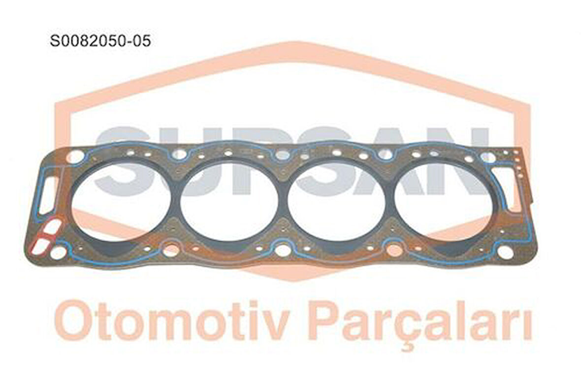Supsan S0082050-5 Silindir Kapak Contası Saclı Ozel Klıngrıt Expert Jumpy Scudo< 00 P306 P405 Ym P406 Xantıa Zxsara Xud9Te Tf 83.00Mm 1.52Mm 5 Centık