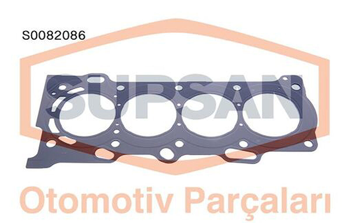 Supsan S0082086 Silindir Kapak Contası Toyota Corolla 1.4 1.6 2002-2007 Avensis 1.6 2003-2007 11115-22030