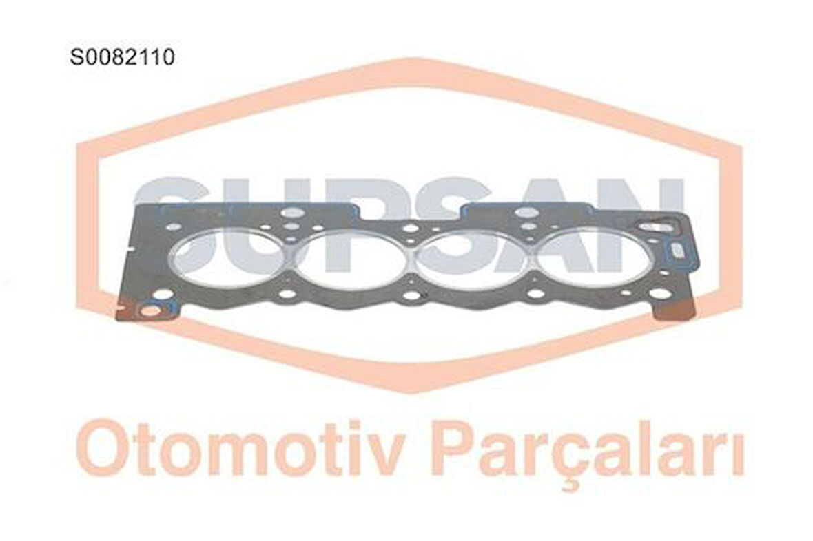 Supsan S0082110 Silindir Kapak Contası 0.20 Kalın 106 206 Nemo Bipper 306 C2 C3 Xsara TU3A Tu3Jp-TU3Aes 1.4 8V Bx 0209CJ