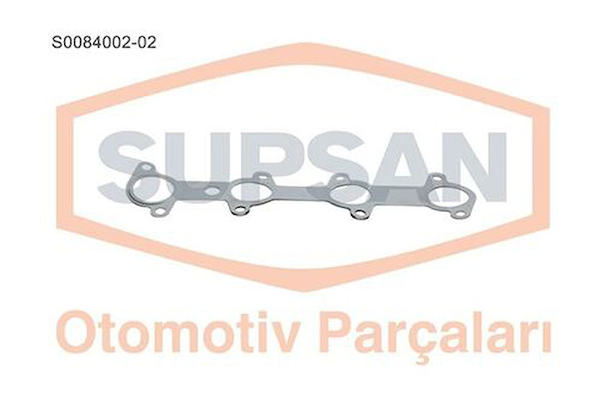 Supsan S0084002-02 Egsoz Manifold Contası Çelik Doblo 1.9D Doblo Marea 1.9 JTD 1.9 Multijet 60813744