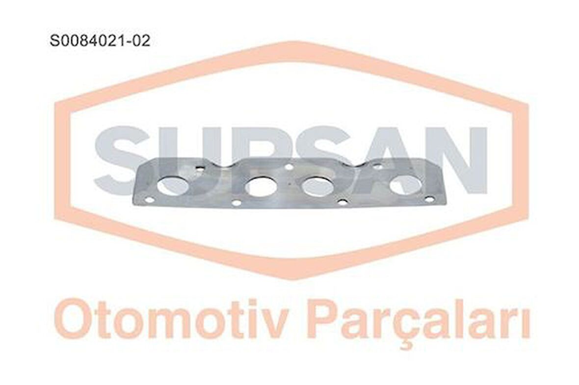 Supsan S0084021-02 Egsoz Manifold Contası Çelik Megane Clio Symbol 1.4 1.6 8V Renault 19 1.4L Solenza K7M K7J 7700865764