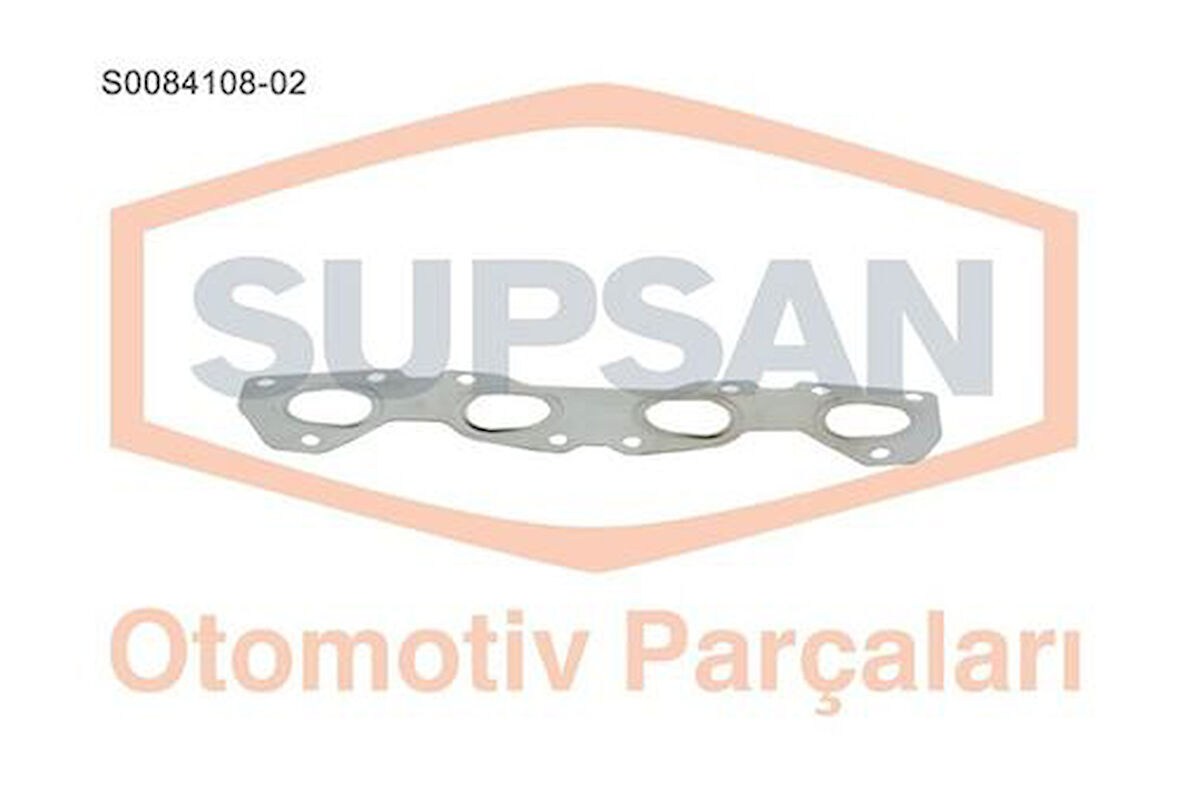 Supsan S0084108-02 Egsoz Manifold Contası 206 P307 Partner 1.6 16V Tu5Jp4 0349.F9