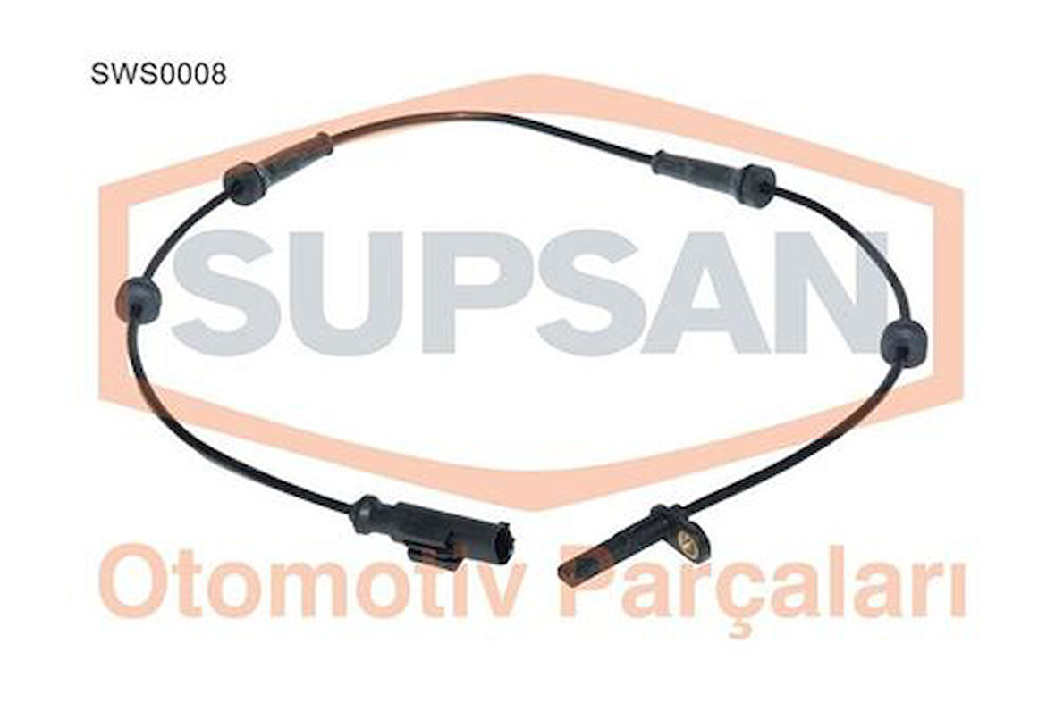 Supsan SWS0008 Sensör ABS Fiat Grande Punto-Linea 1.3D Multijet -1.6 D Multijet 199 A30-198 A30-Linea 1.4 350 51763165