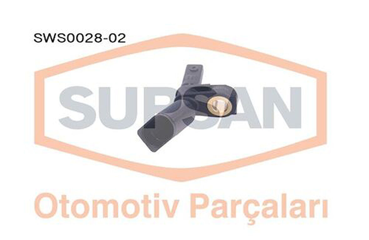 Supsan SWS0028-02 Sensör ABS Volkswagen Golf VI 1.2-1.4 TSI Cjzb-Cyva-Cyvb-Cmba-Cxsa-Chpa-Czca-Czda-1.6 TDI 16V Eng Cl 6Q0927804B