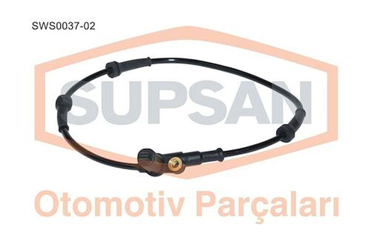 Supsan SWS0037-02 Sensör ABS Renault Megane 1.4 E7J764-1.6 K7M702-1.4 16V K4J750-1.9 DCI F8Q624-F9Q738 7700429113