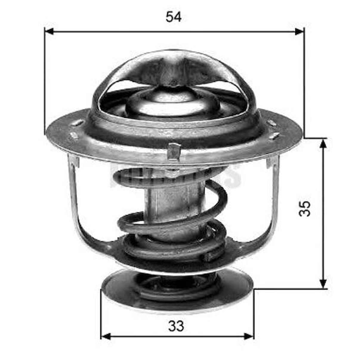 Supsan TH0045-01 Termostat Hyundai Accent 1.3-1.5 12V Eng G4Eh-G4Ek 2550022250