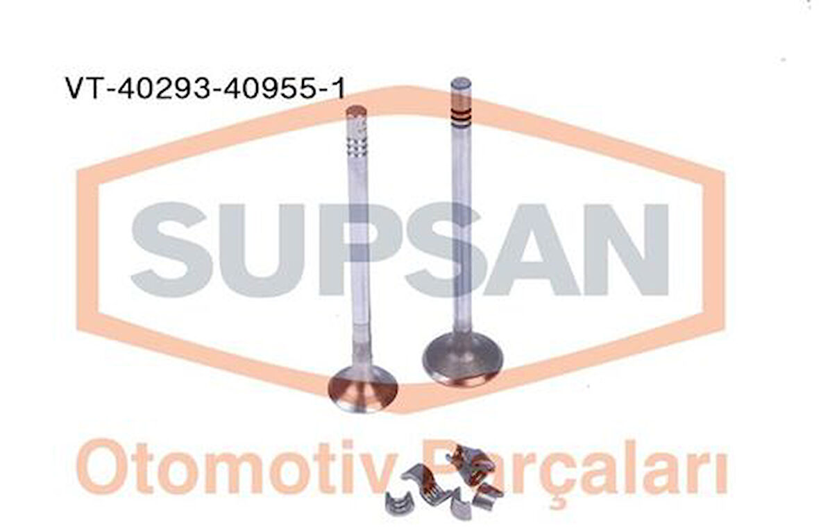 Supsan VT-40293-40955-1 Subap Takımı 16 Subap Transit I4U 2.4L Ara Model 449 6C1Q6507AA